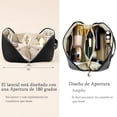 thumbnail image 4 of Cosmetiquera de Maquillaje Portátil y Impermeable, Gran Capacidad con Múltiples Compartimentos - Bolsa de Aseo de Viaje para Mujer, 4 of 4