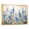 thumbnail image 2 of Designart "Graceful Blue Bonnets Field III" Blue Bonnets Floater Framed Canvas Wall Art, 2 of 5