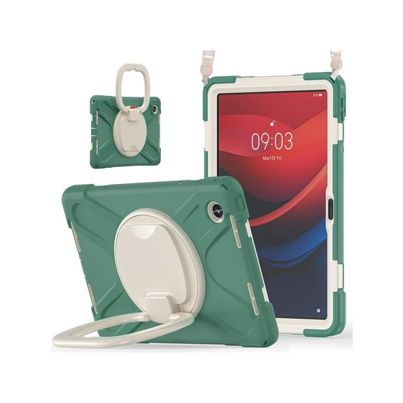 Case for Lenovo Tab M11 11 inch 2024 Model TB330FU TB330XU TB-331FC Protective Cover with S Pen Holder Stand Hand/Shoulder Strap