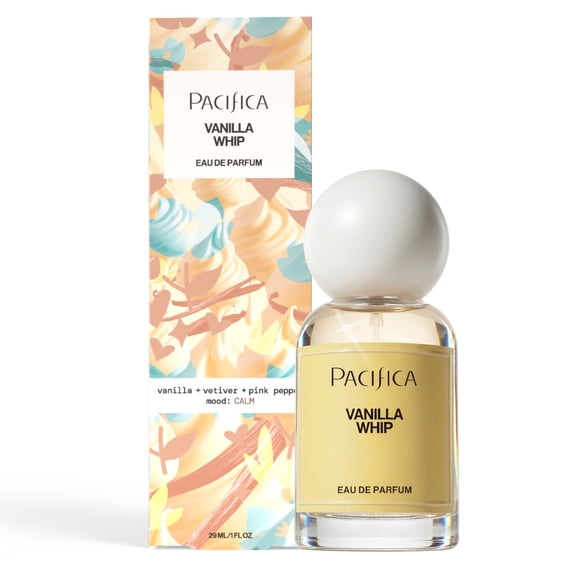 Pacifica Eau De Parfum Vanilla Whip, Perfume for Unisex, 1 fl oz, Atomizing Spray
