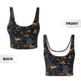 thumbnail image 5 of Lsque fall fox deer bird Printed Women'S Sports Bra, Compression, Moisture Wicking, High-Impact Sports Bra For Women,Supportive sports bra-XX-Large, 5 of 9