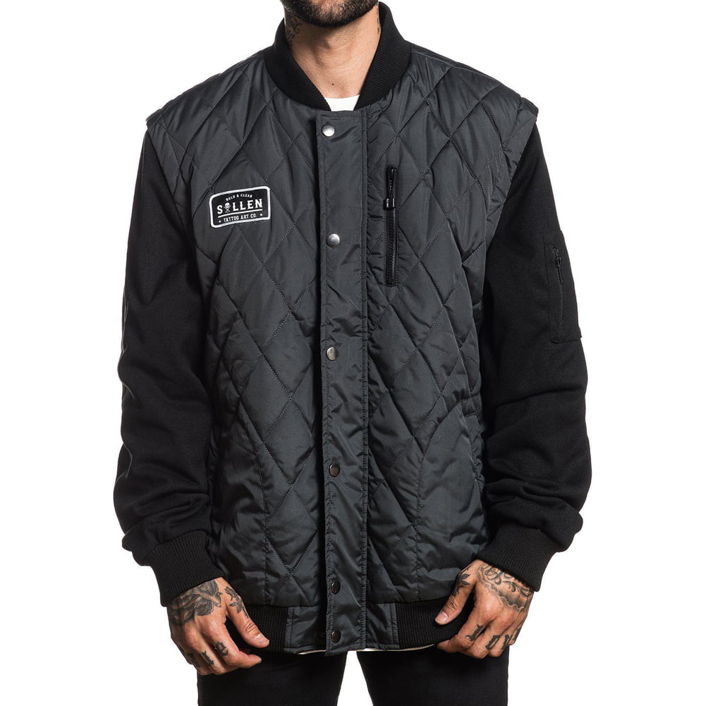 Men's Sullen Bold Quilted Jacket Grey/Black - Walmart.com