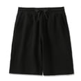 thumbnail image 2 of SUYIDA Women's Heavyweight Straight Leg Five Point Shorts Loose Fit Solid Color Casual Summer Style Versatile Everyday Wear Breathable Soft With Elastic Waistband High, 2 of 3