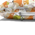 thumbnail image 4 of Woodsy Pet Bed, Front Portrait of Fox with Leaves Branches and Mushrooms, Chew Resistant Pad for Dogs and Cats Cushion with Removable Cover, 24" x 39", Marigold Apple Green, by Ambesonne, 4 of 4