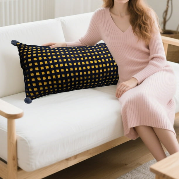 Pillow for Sleep Sofa Side Sleeping Leg Clamp Dormitory Bedside Cushion Soft Velvet Special Pillow, Long Pillow, Leg Support, Memory Foam, Comfortable Back Support, Foldable Design,