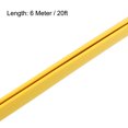 thumbnail image 3 of Unique Bargains Edge Trim U Seal Yellow PVC Plastic U Channel Edge Protector Fits 1/32'' - 1/16'' Edge 20 Feet Long, 3 of 3