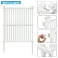 thumbnail image 5 of VINGLI 36" x 48" White PVC Vinyl Outdoor Panel Privacy Screen (2 Panels), 5 of 9
