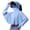 *Blue, variant on VBVC Women's Color Block Sun Protection Hoodie,Ladies UPF 50 Cooling Zip Up Jacket,Outdoor Driving Cycling Top For Women,Gray,Free Size
