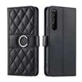 thumbnail image 1 of Ring Buckle Leather Case For Sony Xperia 1 III, 1 of 5