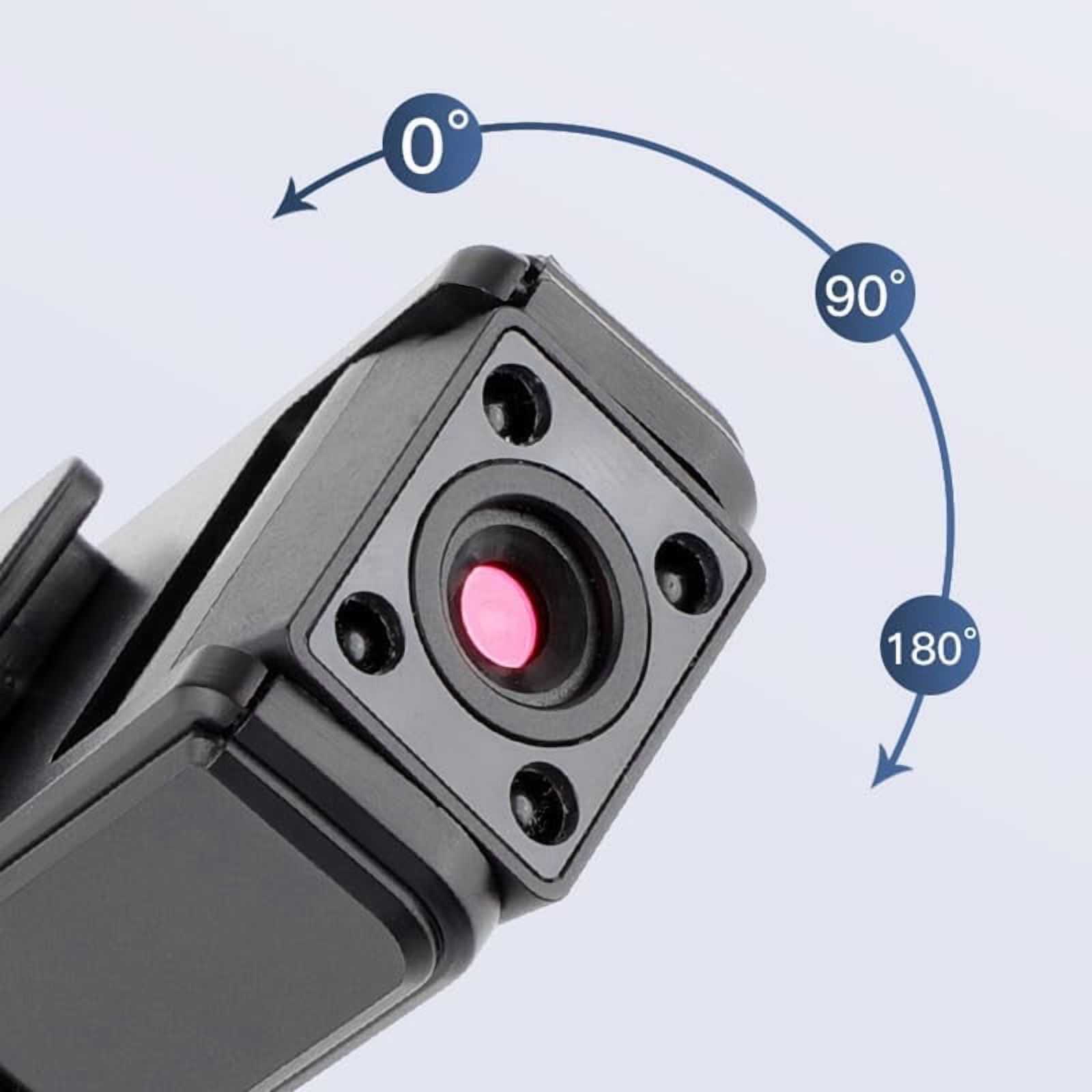 Ultra HD 2-in-1 Sports Video Recorder, 1080P Action Camera with Night Vision & 5H Battery, Clip-On Wearable Body Camera for Sports, Wide Angle Lens with Anti-Shake