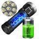 thumbnail image 1 of WDOplteas Potente Linterna Única Antorcha Búsqueda Impermeable para Acampar Al Aire Libre (8LED), 1 of 9