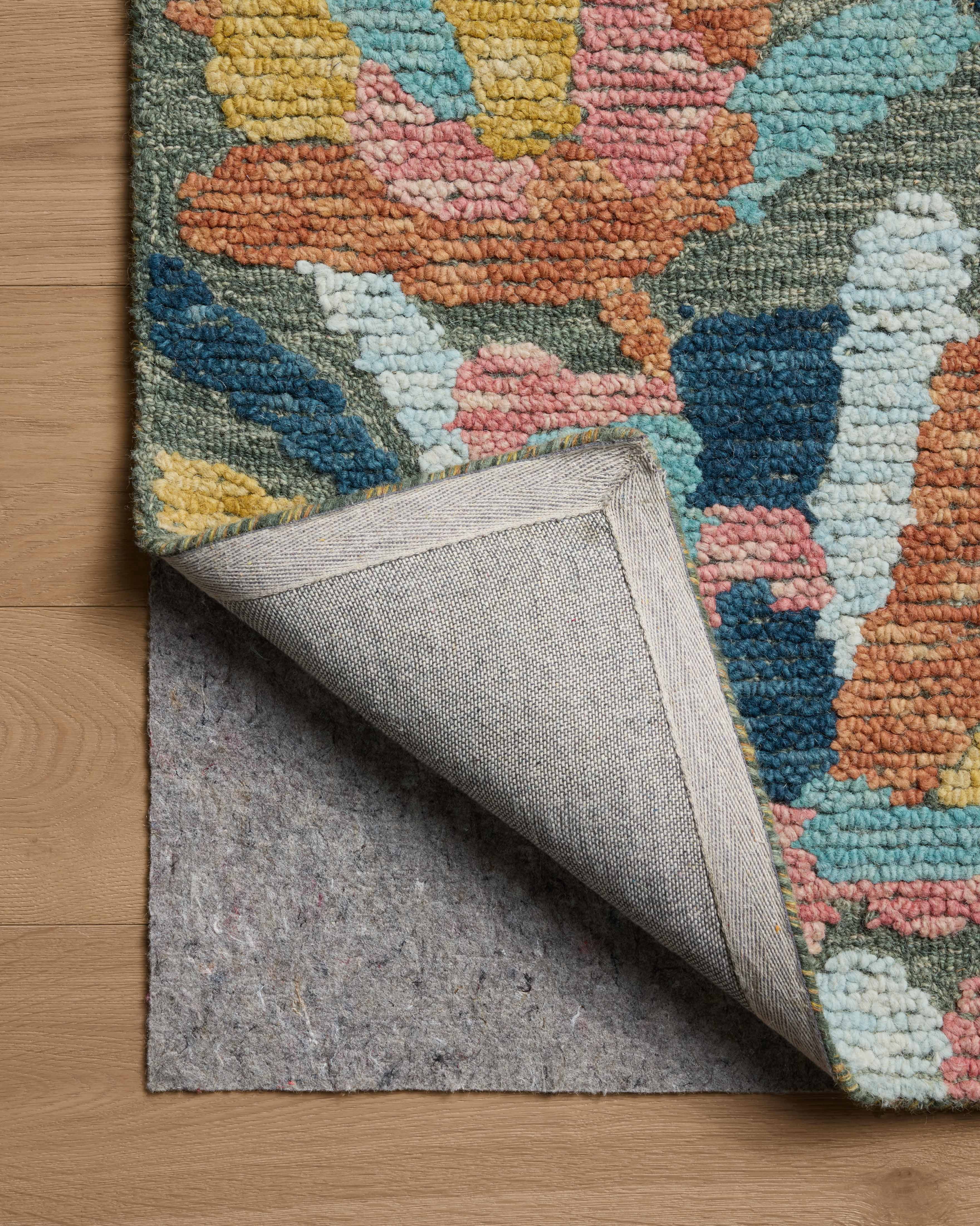 Loloi Tilly Green / Multi 8'-6" x 11'-6" Area Rug