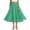 Mint GreenA, variant on Bixock Women's Pleated Maxi Skirt,Casual Flared SkirtSummer Solid Color Elastic Waist Stretchy Comfortable for Vacation