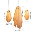 thumbnail image 2 of Halloween Lighted Hanging Ghost Set, 3 Piece Decorations with Remote String Lights and Timer, Spooky 27 and 20 Inch Porch Tree Yard Decor for Party Home, Seasonal Display, 2 of 5