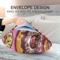 thumbnail image 4 of Yayeee Pillowcase Standard Size Set of 2 Satin Wrinkle Resistant Pillow Case, Cute Doughnuts Pattern, 4 of 8