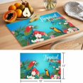 thumbnail image 6 of Flowers Birds Placemats Set of 4 Summer Botanical Floral Watercolor Butterfly Place Mats Indoor Wipeable Table Mats Washable Dining Table Placemats for Kitchen Holiday Party Home Decor 13x19 Inch, 6 of 9