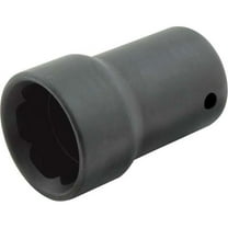 Allstar Performance ALL10232 Lug Nut Socket - Pit Socket - 1/2 in Drive - 3-1/4 in Long - Steel - Black Oxide - 1 in Lug Nuts - Each