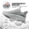 thumbnail image 3 of Zapatillas para Mujer ALLSWIFIT SARR034W Slip-On Gris Talle 9.5, 3 of 8
