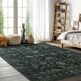 thumbnail image 4 of SPRINDAY Boho 5'x7' Area Rug, Large Vintage Distressed Green Rugs for living room Kitchen, Non-Slip Washable Carpet for Home Office Decor, 4 of 8