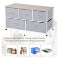 5 Drawer Dresser 40 Horizontal Storage Cube Bedroom Organizer Photo Inspiration