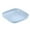 Light blue, variant on Staron 5.5" x 5.5" Trays for Serving Food (Pink), Plastic Reusable Serving Tray for Food, Fruit, Snack