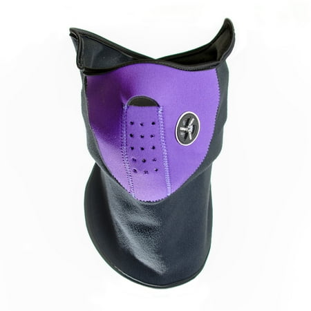 - Neoprene Face and Neck Mask - Purple
