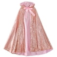 thumbnail image 2 of Cape Princesse à Sequins Colorés pour Filles - Costumes de Fête d'Anniversaire d'Halloween, 2 of 5