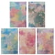 thumbnail image 5 of It sounds like you're describing a product listing for **faux craft sheets**, specifically **tie dye or rainbow PU (polyurethane) ** intended for, 5 of 5