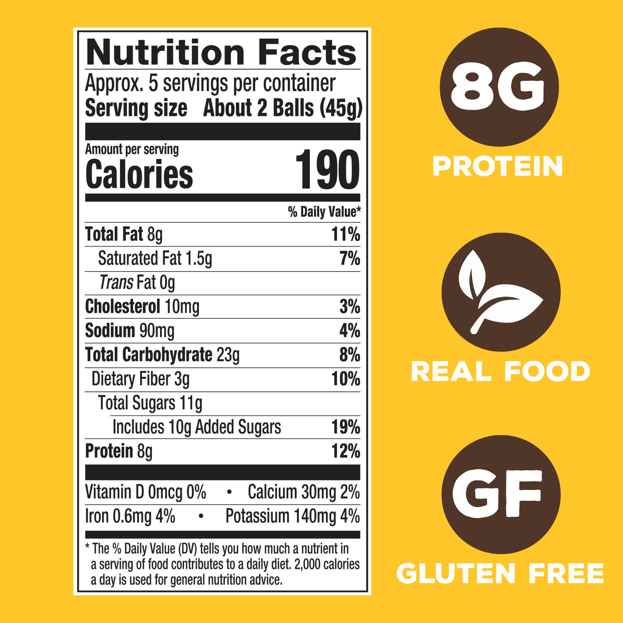 simplyFUEL Protein Balls, Peanut Butter Honey Almond, 8oz