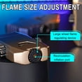thumbnail image 5 of openpig Torch Lighter, Butane Torch Lighter, Windproof Refillable Lighters, Multipurpose Utility Lighters, Refillable Gas Lighters for Candle Camping BBQ Grill (Without Fuel) A, 5 of 5