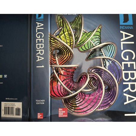 Algebra 1 Indiana Teachers Edition by McGraw Hill 0076732703 9780076732708 - New