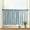 Blue, variant on Cafe Curtains 30 Inch Length Half Window Curtain Farmhouse Short Linen Semi Sheer Curtains for Kitchen Bathroom Basement Small Window, Rod Pocket Tier Curtains 1 Panel W70XL30, Blue