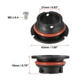 thumbnail image 3 of Unique Bargains 2pcs 9007 9004 LED Headlight Adapter Base Bulb Sockets Retainer Holder Universal for Auto Car Black, 3 of 6