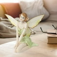 thumbnail image 4 of Flower Pixie Fairy Gifts Miniature Decor Figurine Home Ornament Garden 7x19x13cm, 4 of 6