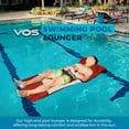 thumbnail image 2 of VOS Infinity Lounger Effusion Float for Adults, Ultra Buoyant Water Floats for Pools, Beaches, Lakes, Water Parks, 72" x 26" x 1.5"(Maple Leaf), 2 of 7