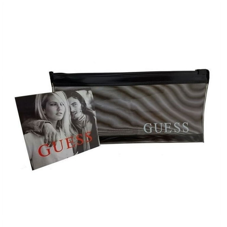 Guess Men s Black Mesh Rectangular Diamond Watch U0298G1 Walmart