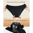 thumbnail image 5 of Sunm Boutique Seamless Underwear for Women Lace Panties No Show Bikini Underwear Sexy Cute Cheeky Hipster Stretch High Cut, 5 of 6
