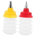 thumbnail image 4 of AURARMLET 2Pcs Cookie Icing Bottles Reusable PP Plastic for Cake Decorating and Baking Supplies, 4 of 8