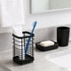 thumbnail image 5 of Portacepillos de Dientes de Acero Inoxidable Qazbgdl | Organizador de Baño para Pared o Encimera | Resistente Al Óxido con Orificios de Drenaje | 1 Pieza, 5 of 6