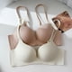 thumbnail image 3 of Sujetador de verano con escote plano sin costuras para mujer, con fruncido exterior, con forma de pecho pequeño, con forma de pecho grande y antiflacidez en la espalda, 3 of 6