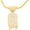 gold B, variant on Gold Initial Letter Necklace for Women Men Iced Out Diamond Crown Letter A-Z Pendant Necklace with 24“ Rope Chain Hip Hop Jewelry