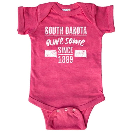 

Inktastic South Dakota Awesome Since 1889 Gift Baby Boy or Baby Girl Bodysuit