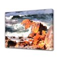 thumbnail image 1 of Póster decorativo de lienzo con diseño de arrecife marino, decoración para dormitorio, paisaje deportivo, decoración para oficina, regalo, estilo marco, 20 x 30 cm, 1 of 8