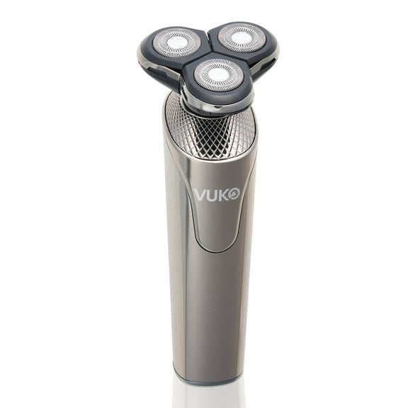 VUKO 3-in-1 Head Shaver Hair Clipper with Nose Hair Trimmer, Face Clean Brush & Massage - Complete Grooming Kit for Men