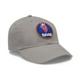 thumbnail image 2 of SAAB Dad Hat with Leather Patch (Round), 2 of 4