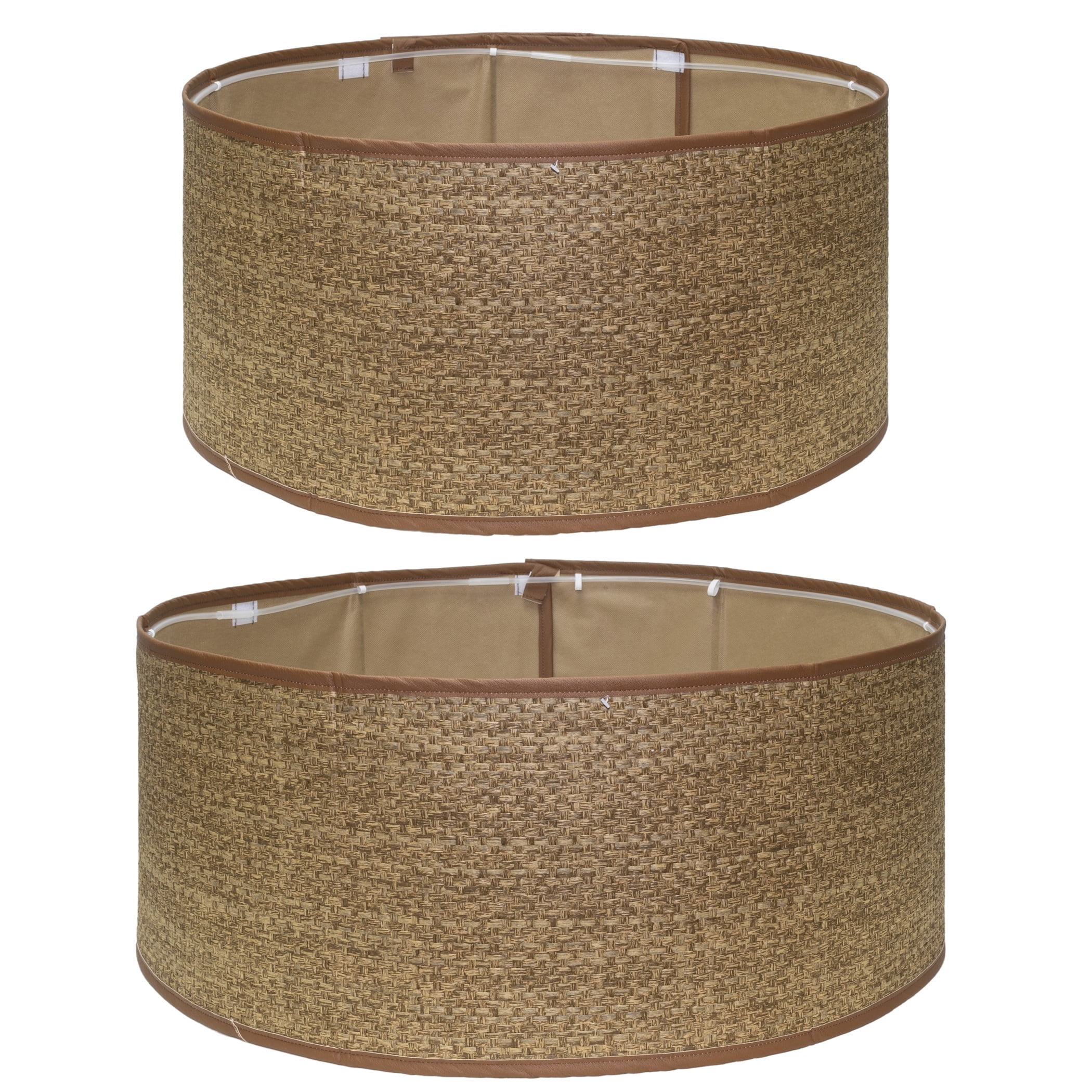 Wicker Stand Band Adjustable Christmas Tree Collar, Brown, 22"-26", by Holiday Time