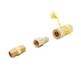 thumbnail image 2 of Grill Parts Zone Natural Gas Quick-Connect Kit 3/8" Male Pipe Thread x 3/8" Female Pipe Thread, Solid Bras, 2 of 7