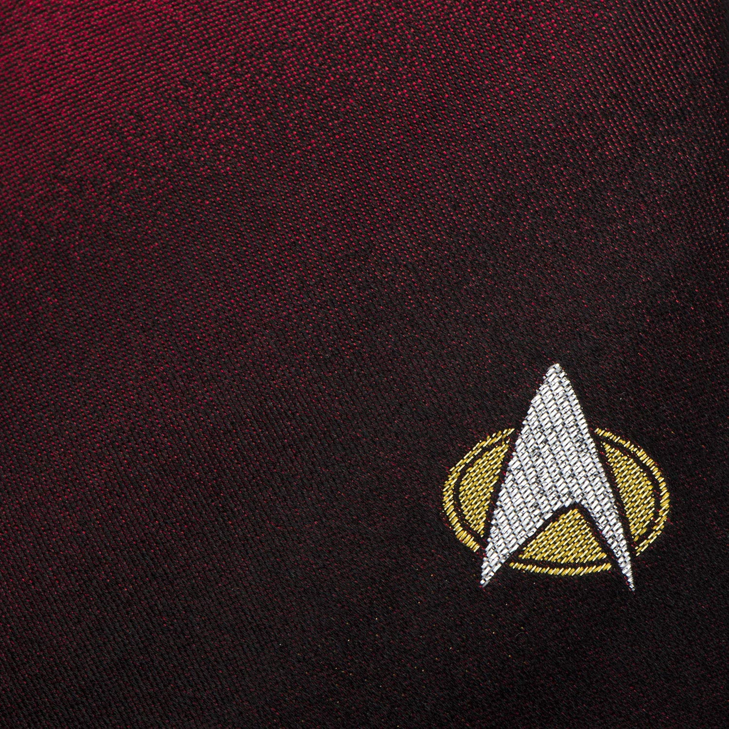 Star Trek TNG Shield Red Ombre Men's Tie
