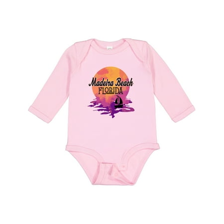 

Inktastic Madeira Beach Florida Gift Baby Girl Long Sleeve Bodysuit