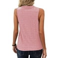 thumbnail image 3 of Tank Tops for Women Summer Tops Sleeveless Shirts Pink S, 3 of 8
